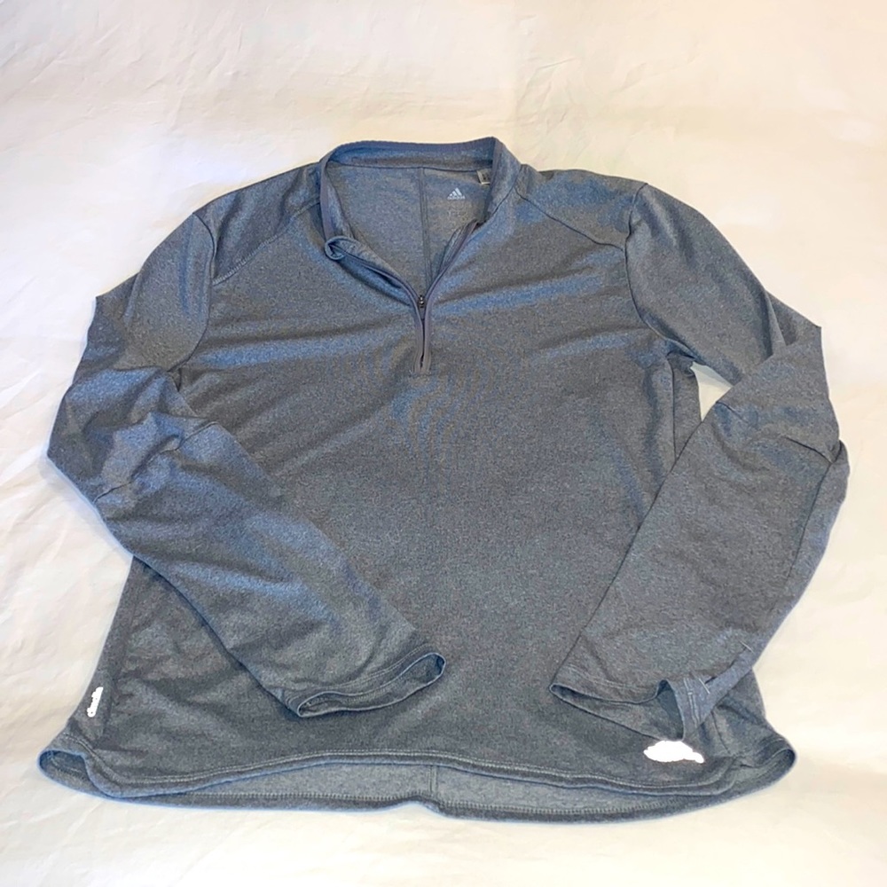 ADIDAS HALF ZIP CLIMALITE PULL OVER SIZE MEDIUM
